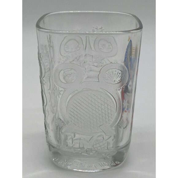 Disney World 2000 Celebration Glass Tumbler Featuring Mickey Mouse - Picture 4 of 7